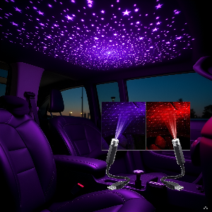 Star Fancy Light Star Decoration car, bedroom, party, camping,  Laser Light Flexible USB Night Lamp